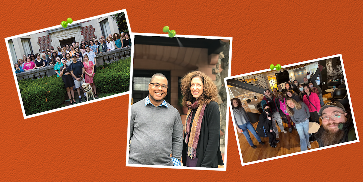 Collage of photos from Solstice MFA program
